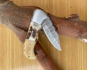 Damascus Steel Folding Knife