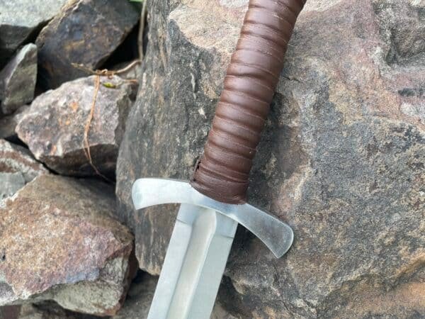 Sword with Leather Sheath