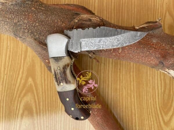 Damascus Steel Pocket Knife