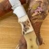 Stag Horn and Bone Handle Folding Knife