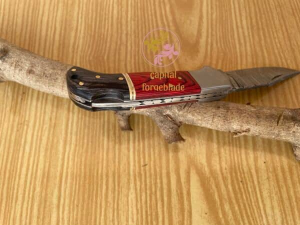 Wood Handle Tracker Knife